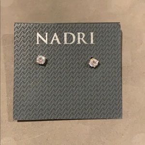 Nadri zirconia 0.25” classic studs. New with tags.